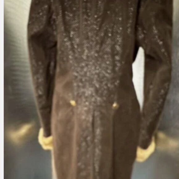 John Kristiansen Velvet Like Sequin Fur Costume Jacket with Tails-Beast Style - Picture 5 of 7